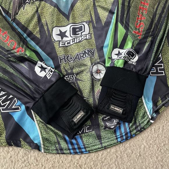HK Army Mens Paintball Long Sleeve Jersey Multicolor Size Large - Picture 2 of 8